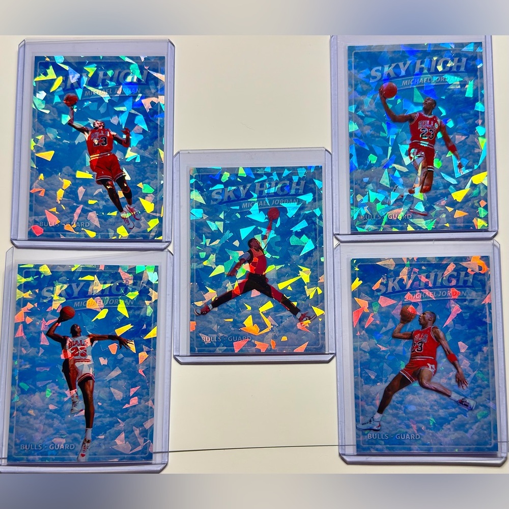 RARE Michael Jordan “Sky High” Custom 5 Card Set | Chicago Bulls| 918 Customs |